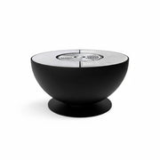 Feuerschale mit Grillring höhenverstellbar 100, Edelstahl Schwarz