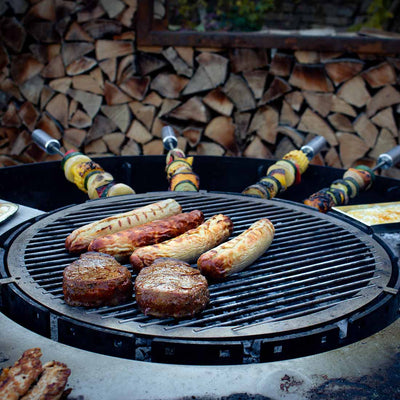 Grillrost Mitte rund 100, Edelstahl